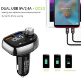 Fast Car Charger (Qualcomm Quick Charge 3.0) - Dual Port AND Bluetooth Transmitter