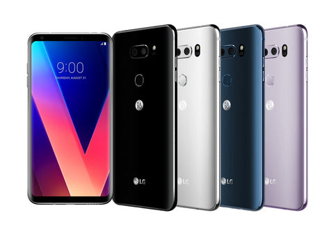 LG V30 - 3D/Curved - Side Adhesive - Glass Screen Protector