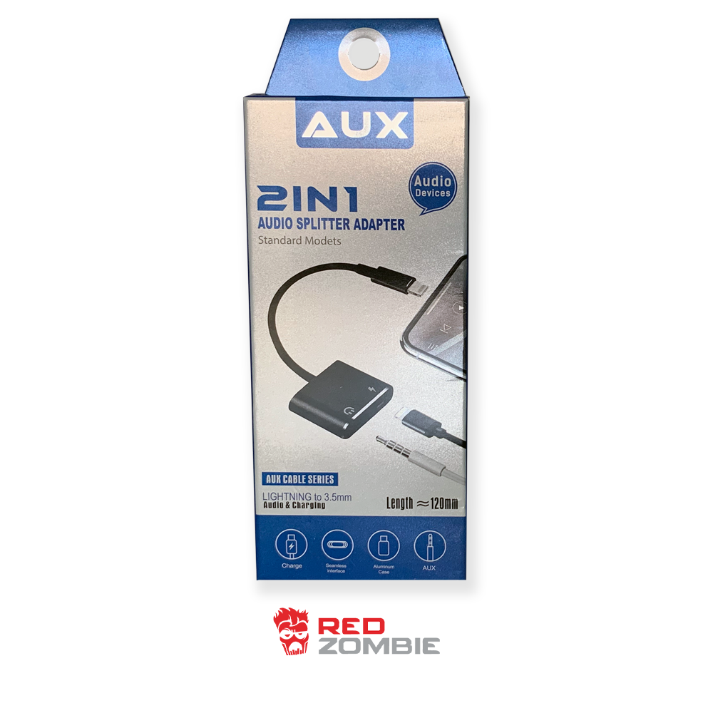 Lightning and aux best sale splitter