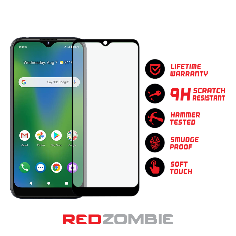 Cricket Influence Tempered Glass Screen Protector Red Zombie