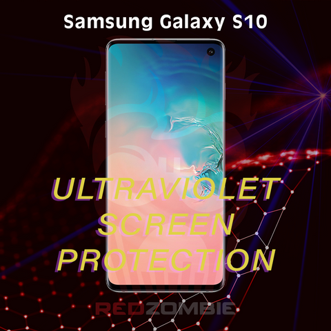 Samsung Galaxy S22 Ultra - UV Glass Screen Protector – Red Zombie