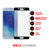 Samsung J7 Star - Tempered Glass Screen Protector - Full Coverage - Full Adhesive
