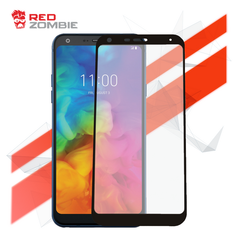 LG Q7/Q7+ - Full Coverage - Side Adhesive - Tempered Glass Screen Protector