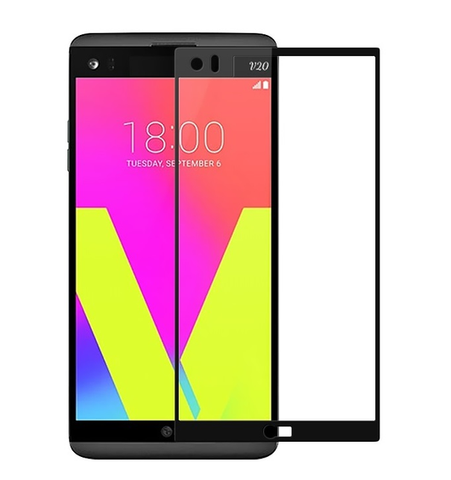 LG V20 - 3D/Curved - Side Adhesive - Glass Screen Protector