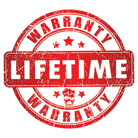 Lifetime Warranty, Red Zombie, Tempered Glass, Screen Protector
