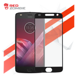 Moto Z2 Play - Tempered Glass Screen Protector - Full Cover - Side Adhesive