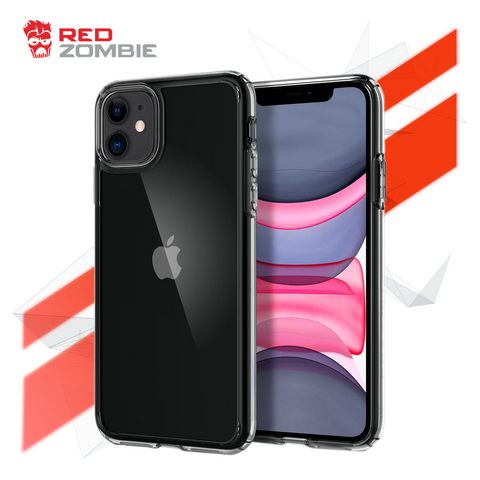 iPhone 11 Clear Phone Case by Red Zombie