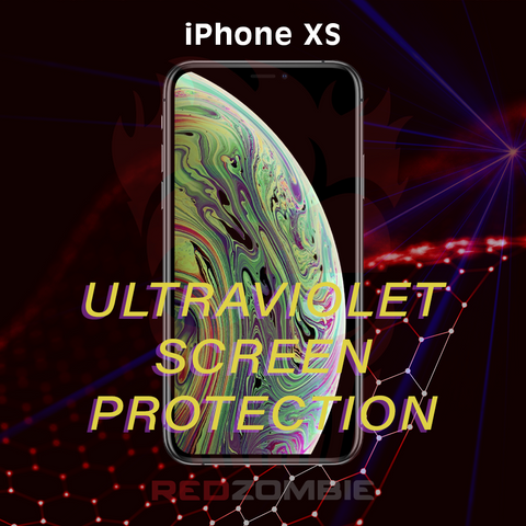 UV glass screen protector for iPhone X/XS