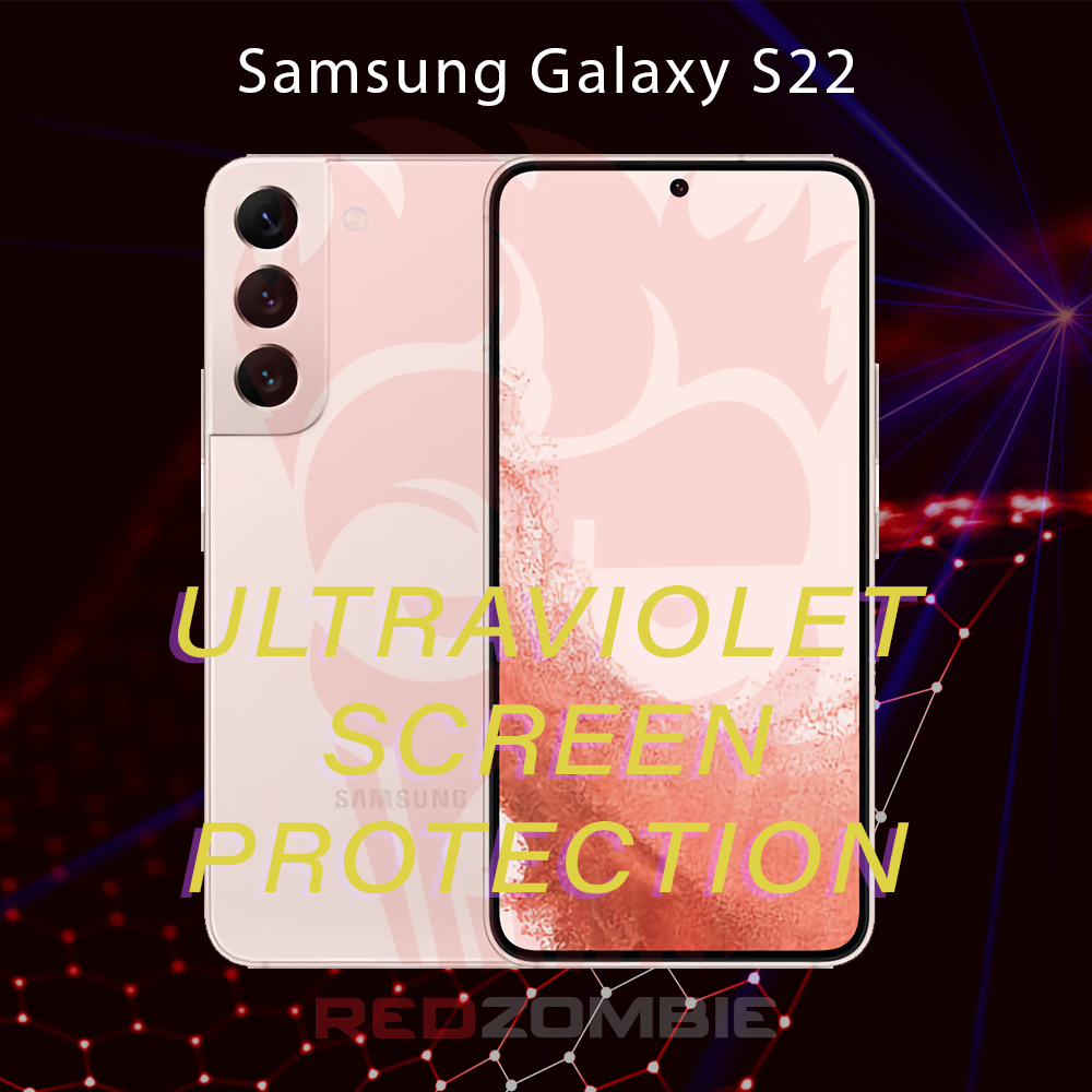 Samsung Galaxy S22 Ultra - UV Glass Screen Protector – Red Zombie